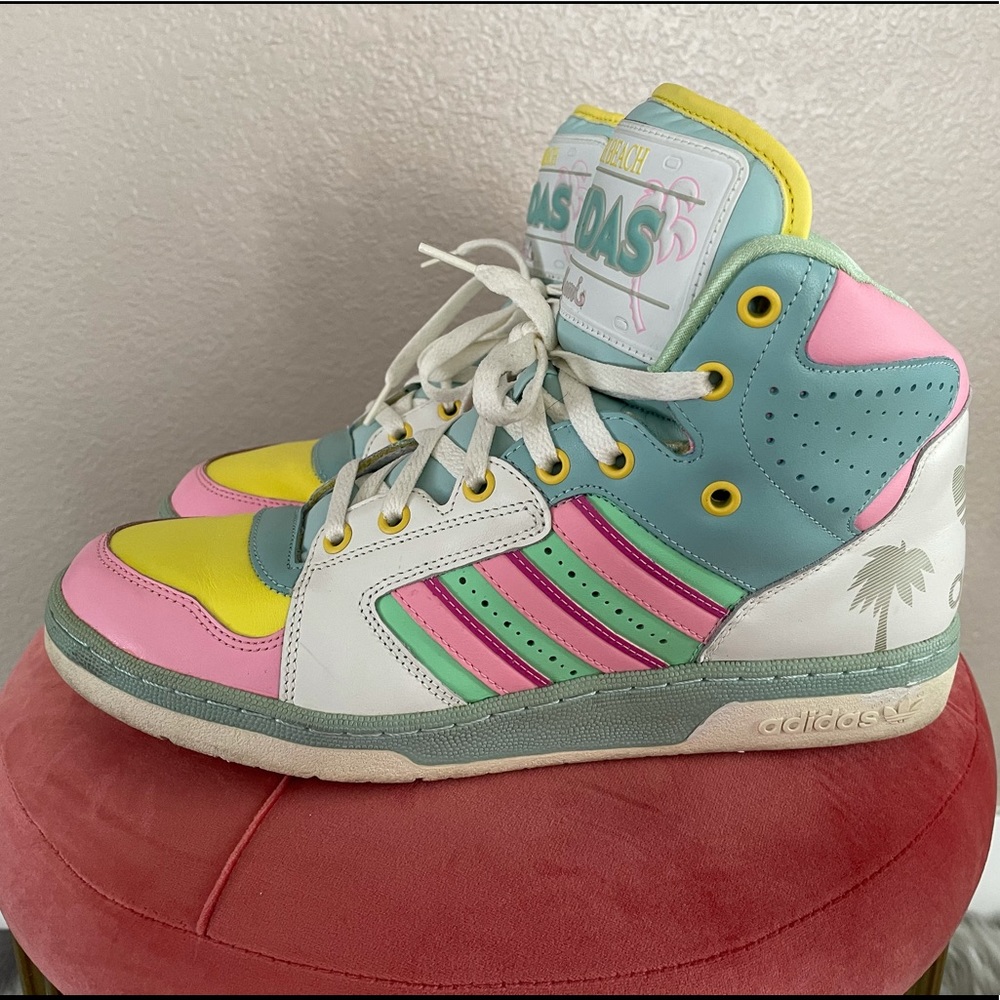 Jeremy Scott South Beach Adidas high tops size 11